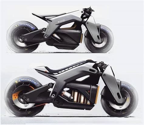 Futuristic Electric Motorcycle Design