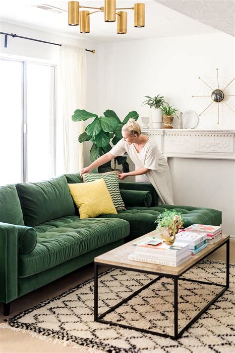 12 Seriously Stylish Green Sofas That Everyone Will Envy | Green sofa ...