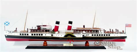 Waverley Paddle Steamship Model 32" Ready Display - Quality Model Ships