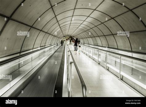 Metro station in Bilbao, Spain. Bilbao metro stations were designed by ...