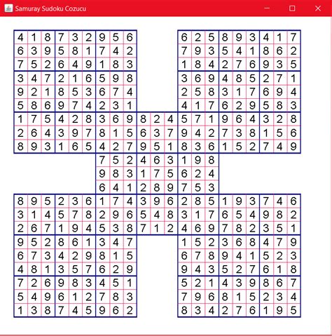 GitHub - kazapx/Samurai-Sudoku-Solver