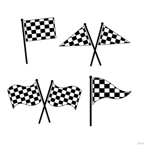 Free Racing Start Flag Vector - EPS, Illustrator, JPG, PNG, SVG ...