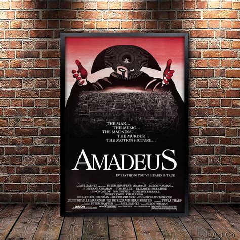 Amadeus Movie Poster Framed and Ready to Hang. - Etsy