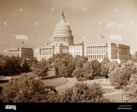 United States Capitol USA early 1900s Stock Photo - Alamy