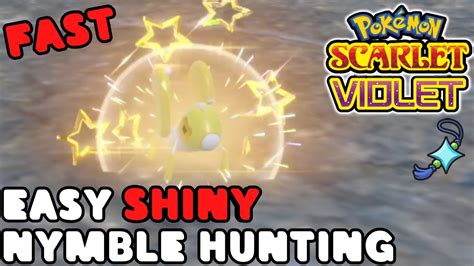 SHINY HUNT Exploit! EASY SHINY Nymble for Pokemon Scarlet and Violet - YouTube