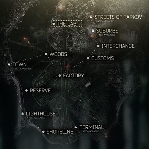 Map of Tarkov - The Official Escape from Tarkov Wiki