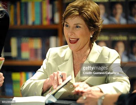 60 Laura Bush Book Signing For Spoken From The Heart Stock Photos, High ...