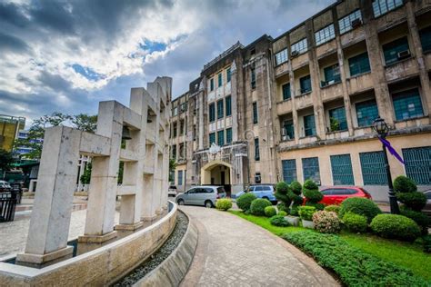 Buildings at the University of Santo Tomas, in Sampaloc, Manila ...