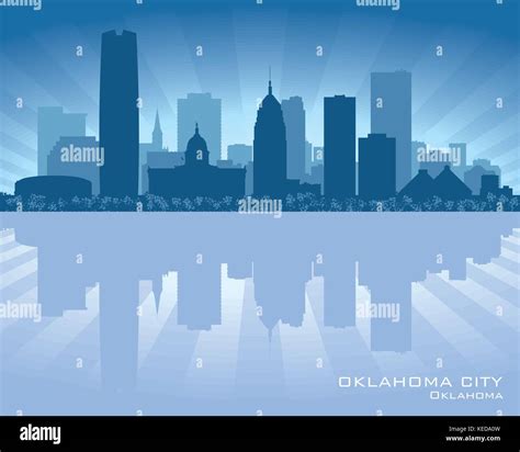 Oklahoma City skyline silhouette Stock Vector Image & Art - Alamy