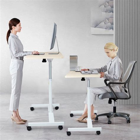 Specification: Product Name Laptop Desk Pneumatic Height Adjustable Sit ...