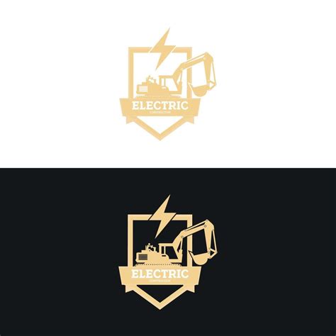 Electric Construction Logo Design Vector Illustration 10035310 Vector ...