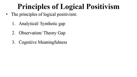 Logical Positivism - YouTube