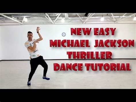 New Michael Jackson Thriller Dance Tutorial with Counts ! Easy to Learn ( Perfect for Flash Mob ...