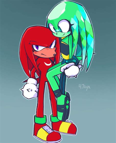 Knuckles holding Emerald with one hand | Sonic the Hedgehog! Amino