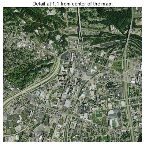 Aerial Photography Map of Akron, OH Ohio