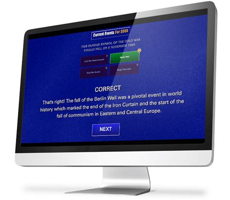 JEOPARDY!® Virtual Official Game Template. Learning. Training. Zoom.