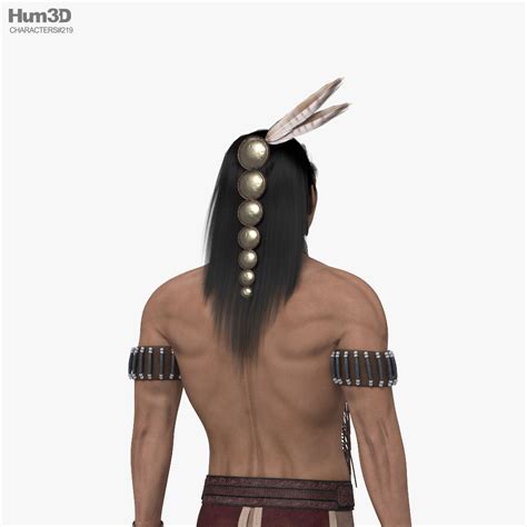 Native American 3D model - Download Character on 3DModels.org