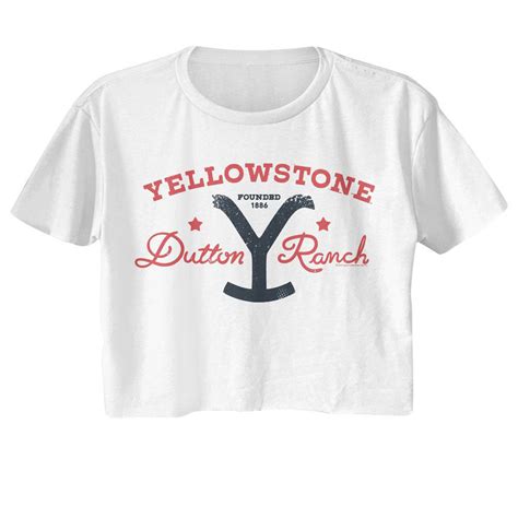 Yellowstone Yellowstone Dutton Ranch Founded 1886 Junior Top 440572 | Rockabilia Merch Store