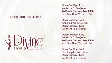 Open Our Eyes Lord We Want To See Jesus Chords - Chordify