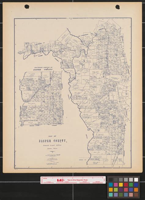 Map of Jasper County. - The Portal to Texas History