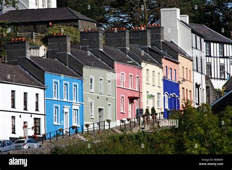 Terraced Houses, Llandeilo, Wales, UK Stock Photo - Alamy