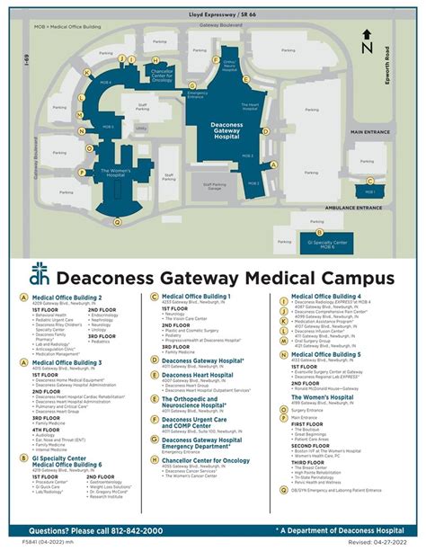 Deaconess - Gateway Campus Map and Parking