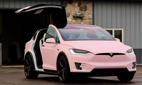 Meet Verity the bubblegum-pink Tesla Model X #Tesla #Models #car #Automotive #cars #Autos ...