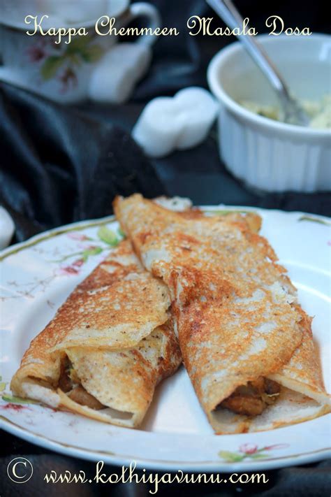 masala dosa recipe kerala style