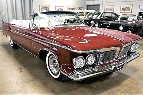 Uniquely styled 1962 Chrysler Imperial convertible in restored ...