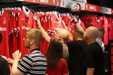 Nottingham Forest fans pack out reopened megastore as new home kit goes ...