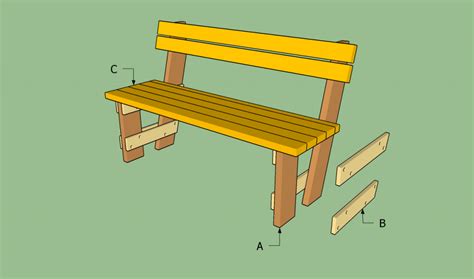 Free garden bench plans | HowToSpecialist - How to Build, Step by Step DIY Plans