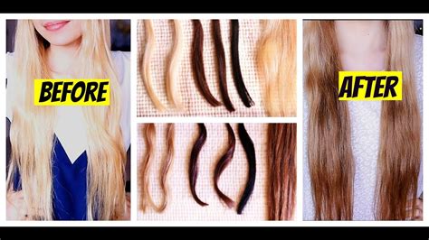 How To Naturally Darken Your Hair with COFFEE-Tried On Different Hair Colors- Beautyklove - YouTube