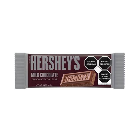 Barra de chocolate Hershey's milk 40 g | Bodega Aurrera en línea