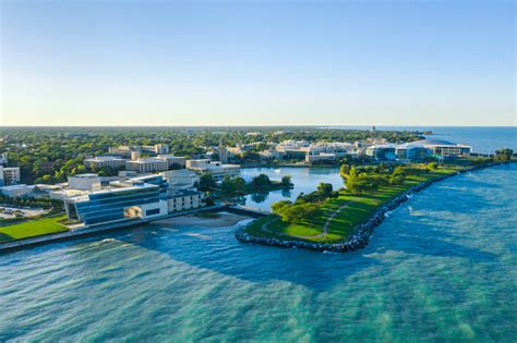 Northwestern University Campus Aerial View Stock Photo - Download Image Now - iStock