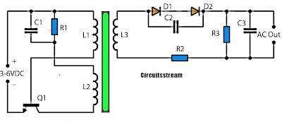 Build a High voltage Inverter Circuit Diagram | Electronic Circuits Diagram