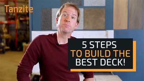 5 Basic Steps To Build a Stone Deck with Tanzite - YouTube