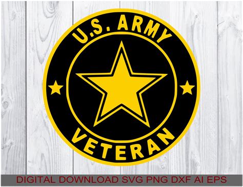 Army Veteran Svg Digital Download Svg Png Ai Eps Dxf - Etsy