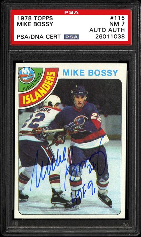 Mike Bossy | PSA AutographFacts℠