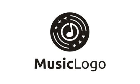 Premium Vector | Music / recording logo design