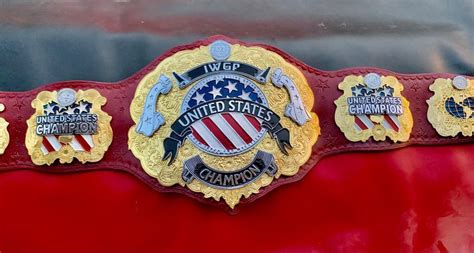 IWGP United States Heavyweight Championship Title Belt