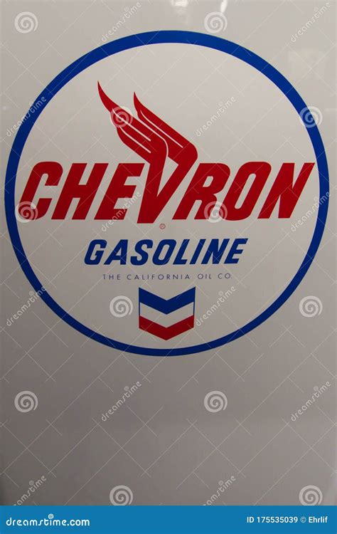 Chevron Gasoline Oil Company Logo Editorial Stock Image - Image of 2020, states: 175535039