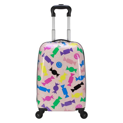 Protege Kids 18" Hardside Carry on Kids Luggage, Candy, (Walmart.com ...