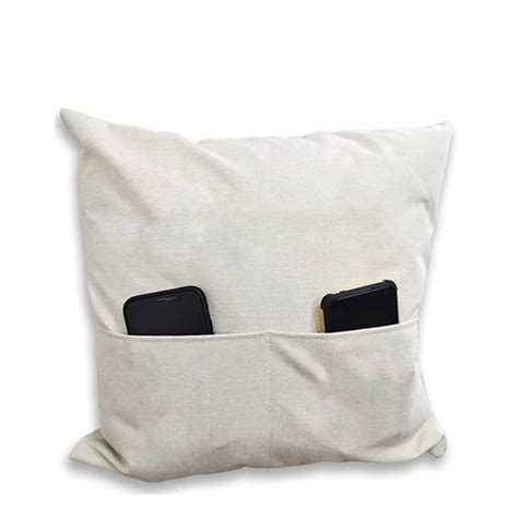 Sublimation pillow case with pocket