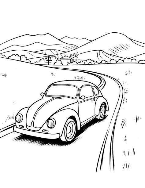 50 Car Coloring Pages: Free Printable Sheets | Cars coloring pages, Race car coloring pages ...