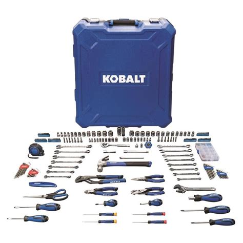 Kobalt 200-Piece Household Tool Set With Hard Case 81325 in 2020 ...