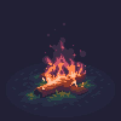 Pixel Art Campfire GIF | Pixel art design, Cool pixel art, Pixel art landscape