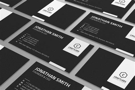 Ad: Simple Corporate Business Card - 24 by nazdrag on @creativemarket. Simple Corporate Business ...