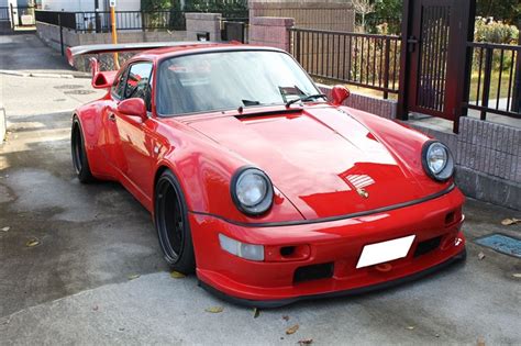 RWB Porsche 911 Rauh-Welt Begriff 964 red front low stance | Revival ...