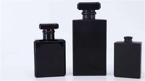 Wholesale Custom 50ml Empty Glass Perfume Bottle Black Matte - Buy ...