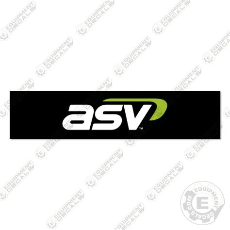 Fits ASV Front Logo Decal Skid Steer – Equipment Decals